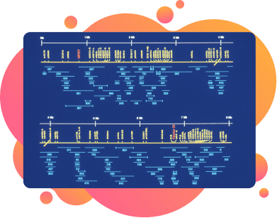 A 'map' of the human genome, showing genes that have been identified. Credit: National Institute of Health (NIH)