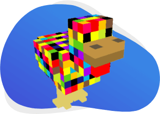 Rainbow chicken